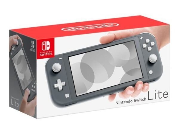 Graue Nintendo Switch Lite-Konsole