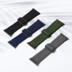 4er-Pack dehnbare Nylon-Armband-Apple-Uhr