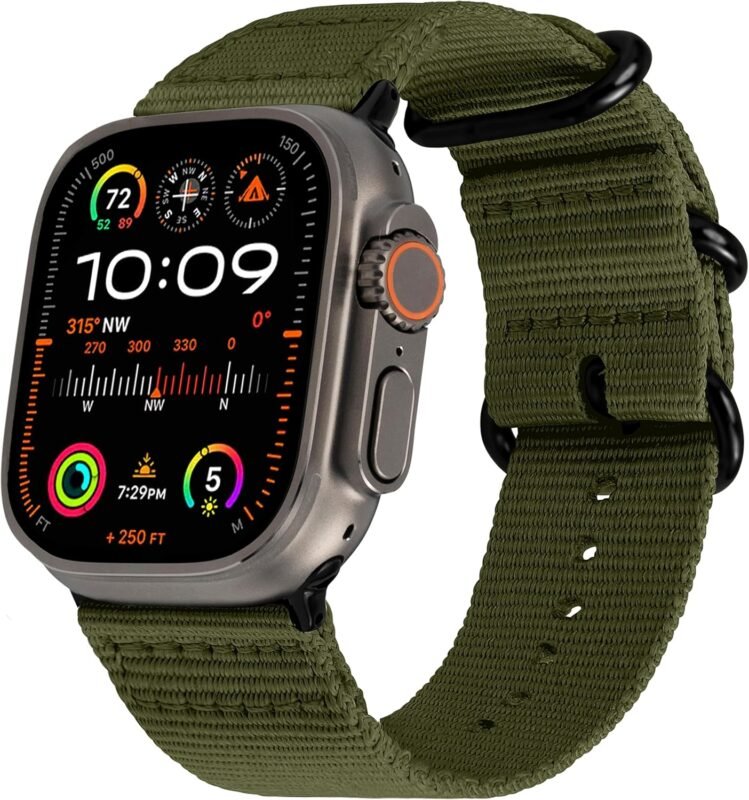 Wanderweg Nylonband-Apple Watch