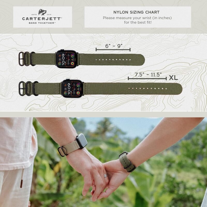 Wanderweg Nylonband-Apple Watch