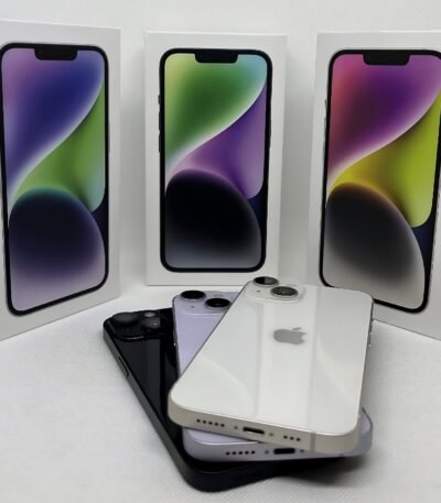 Apple iPhone 14 SEHR GUT Schwarz Weiß Blau Lila 128GB 256GB 512 OVP Ohne Simlock